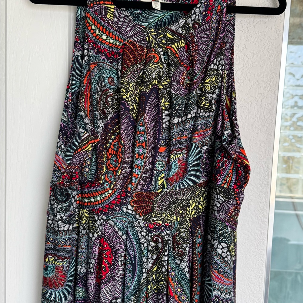Soma Multicolor Paisley Maxi Dress